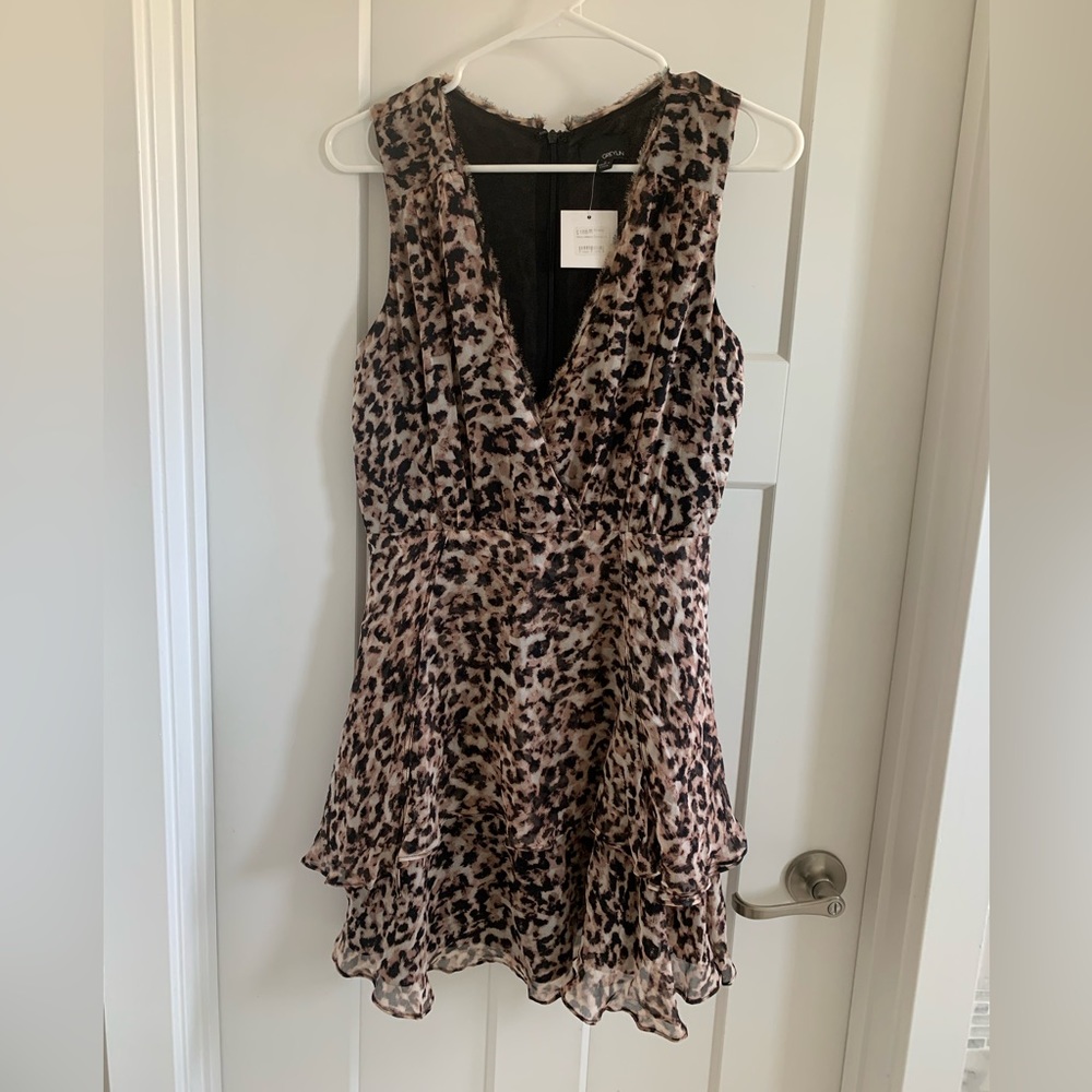 New with Tags! Size Small, sleeveless animal print dress.